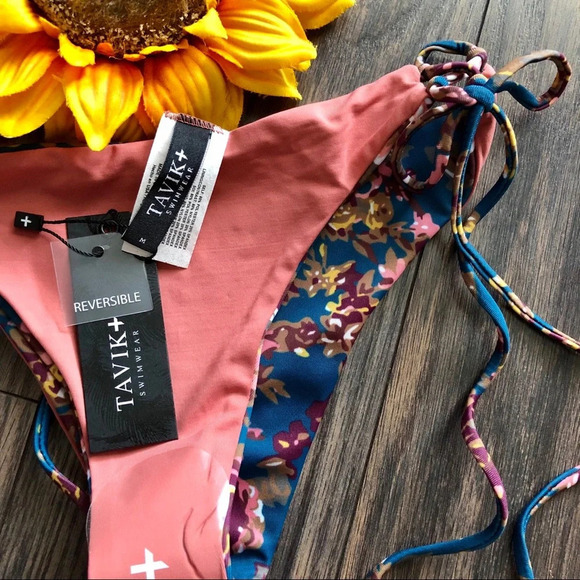 🦋B2G1🦋TAVIK BEBE Floral Terrace Bikini Bottoms NWT - Picture 5 of 9